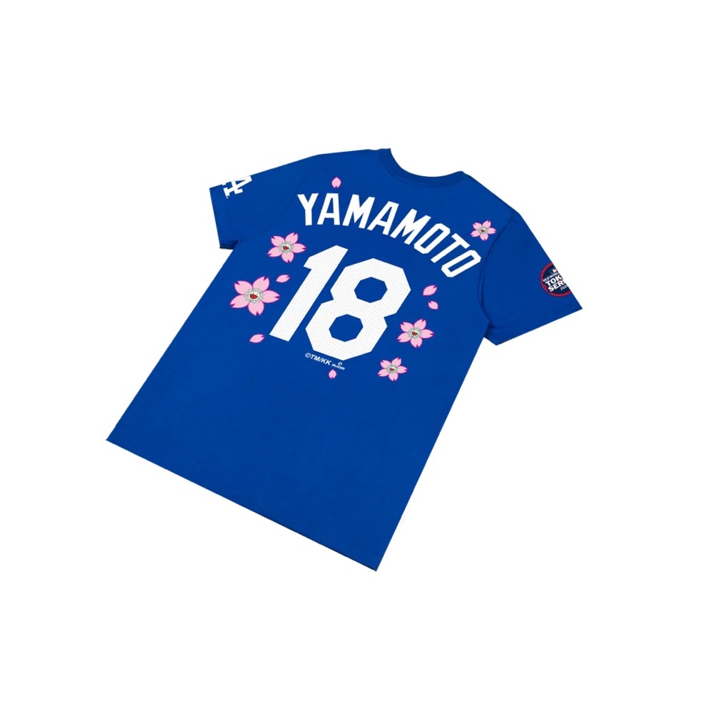 Nike - Takashi Murakami + MLB Yamamoto Dodgers SS Tee - Blue - NWT - Picture 5 of 10